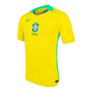 Camisa Seleção Brasileira I 25/26 - Torcedor Nike Masculina - Amarela com detalhes em verde