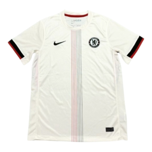 Camisa Chelsea II 25/26 - Torcedor Nike Masculina - Branca com detalhes em azul e vermelho