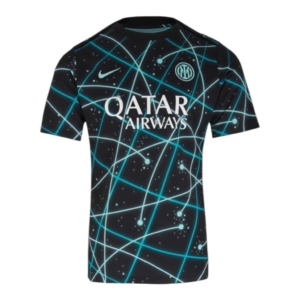 Camisa Inter de Milão Edição especial Mundial de Clubes Pré-jogo 25/26 - Torcedor Nike Masculina - Preta com detalhes em azul