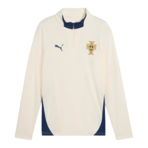Camisa Seleção Portugal Treino 25/26 manga longa - Torcedor Puma Masculina - Bege