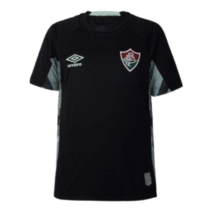 Camisa Fluminense Goleiro I 25/26 - Torcedor Umbro Masculina - Preta com detalhes em verde