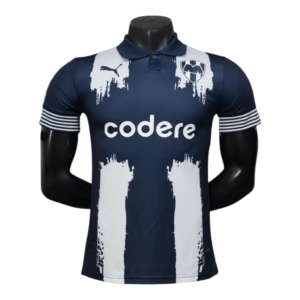 Camisa Monterrey Edição especial Mundial de Clubes I 25/26 - Jogador Puma Masculina - Azul com detalhes em branco