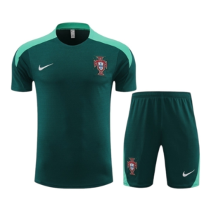 Kit Treino adulto - Camisa e Shorts - Seleção Portugal Nike 24/25 - Verde
