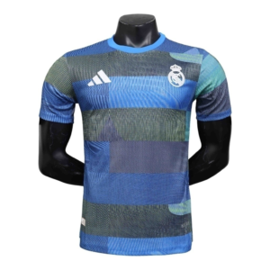 Camisa Real Madrid Pré-jogo 25/26 - Jogador Adidas Masculina - Azul