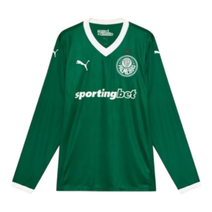 Camisa Palmeiras I 25/26 manga longa - Torcedor Puma Masculina - Verde