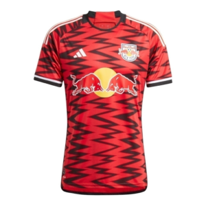 Camisa New York Red Bull I 25/26 - Torcedor Adidas Masculina - Vermelha com detalhes em preto