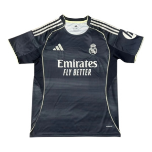 Camisa Real Madrid II 25/26 - Torcedor Adidas Masculina - Azul com detalhes em amarelo