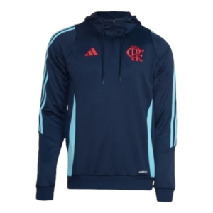 Jaqueta Corta-Vento Flamengo Treino 25/26 - Masculina Adidas - Azul