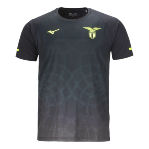 Camisa Lazio Treino 25/26 - Torcedor Mizuno Masculina - Preta