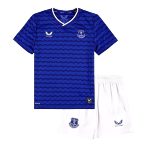 Kit Infantil Everton I 25/26 - Castore - Azul e branco