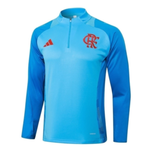 Jaqueta Corta-Vento Flamengo Treino 25/26 - Masculina Adidas - Azul