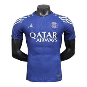 Camisa Paris Saint-Germain Treino 25/26 - Jogador Jordan Masculina - Azul com detalhes em branco