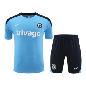 Kit Treino adulto - Camisa e Shorts - Chelsea Nike 24/25 - Azul