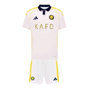Kit Infantil Al-Nassr 25/26 - Adidas - Branco
